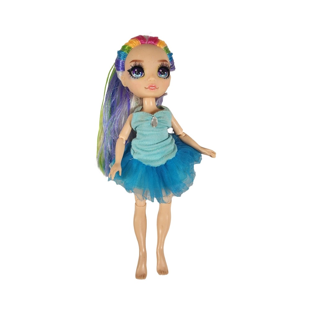 Rainbow High Amaya Doll Light Blue Dress Sparkle Jewel Hair Rainbow‎ Long